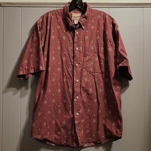 Vintage Woolrich Rugged Outdoorwear Tribal button down